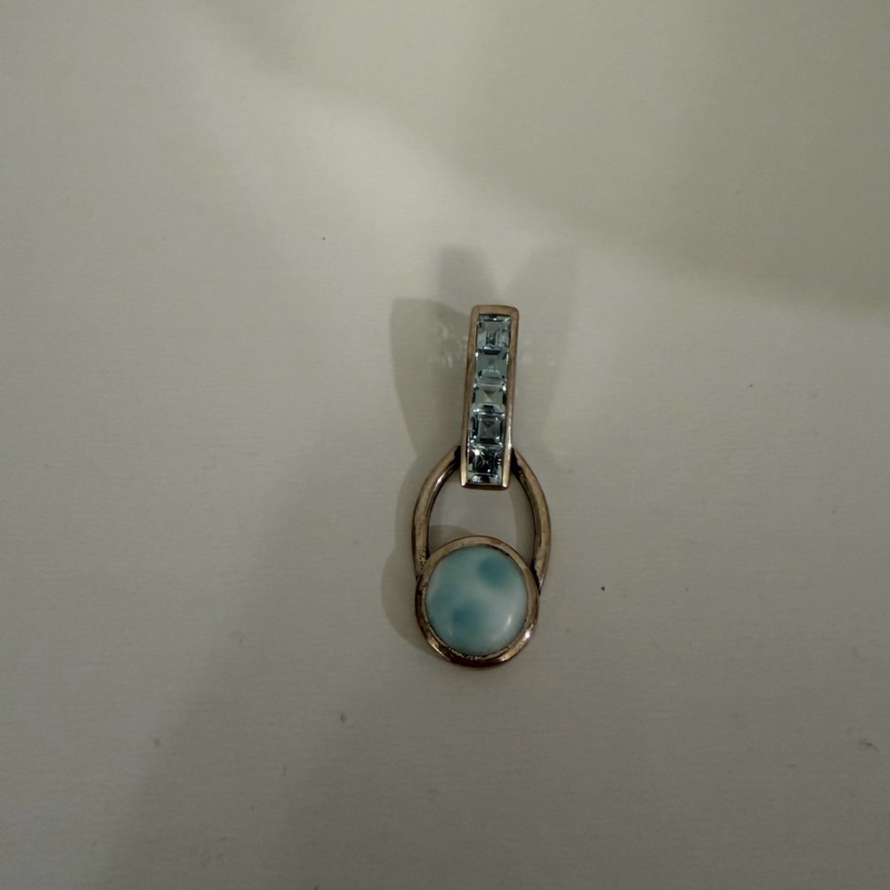 New larimar pendent